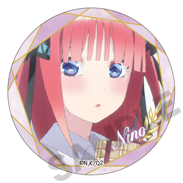 『五等分の花嫁∬ 』中野二乃 缶バッジ 水彩フレーム